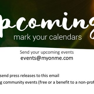Upcoming Events for 3-9-21