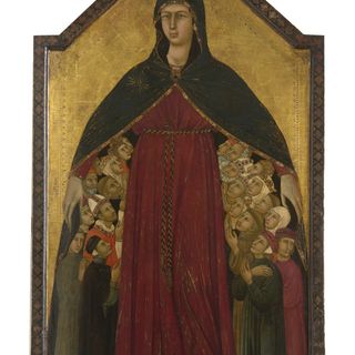 2) Simone Martini, Madonna della Misericordia (Eleonora Palmieri)(Sala 3)