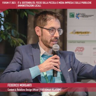 Forum Information Technology 2023 | Open Talk | IT & Sostenibilità: focus sulla PMI e sulle Pubbliche Amministrazioni locali