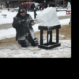 Meet Max Zuleta, the Guinness World Record holder carving ice sculptures in Wisconsin