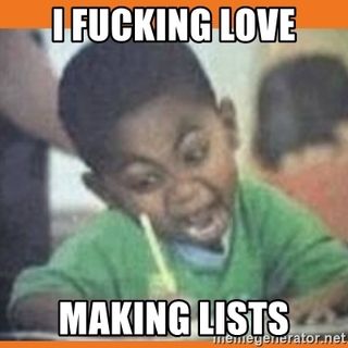 Making Lists