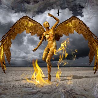 Archangel Nathaniel Frees the Phoenix