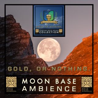 Moon Base Soundscape | Space White Noise For Studying