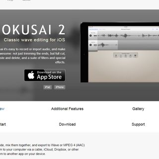 Attrezzi: Hokusai Audio Editor per iOS