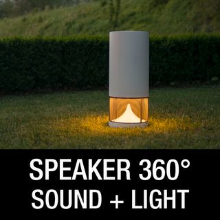 Diffusore acustico 360° con luce led integrata