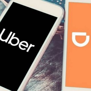 Choferes de Uber y DiDi protestaron porque reciben menos pago por viaje.