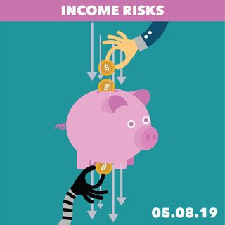 A high income always comes with high risk.