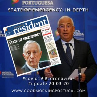 Covid19 Coronavirus Update 20-03-20 (For Portugal, in English)