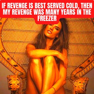 If Revenge Is Best Served Cold, Then My Revenge Was Many Years In The Freezer