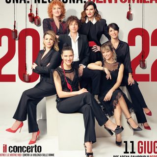 Una Nessuna Centomila: il concerto dell'11/6 al Campovolo per lo stop alla violenza sulle donne.Conclusosi sulle note di You've Got a Friend