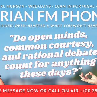 "Do open minds, common courtesy & rational debate count for anything these days"