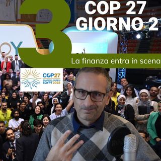 COP27 terza giornata: il ruolo della finanza