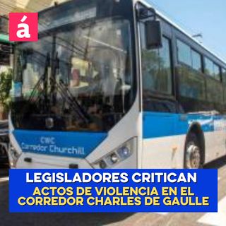 Legisladores critican actos de violencia en el Corredor Charles de Gaulle