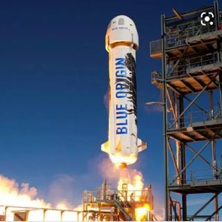 Can We Talk About Jeff Bezos D🚀CK Shaped Rocket Ship?"