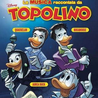 Un volume speciale di Topolino per un viaggio nel tempo e nella musica, con personaggi ispirati a Laura Pausini, Mika a Alessandro Cattelan.