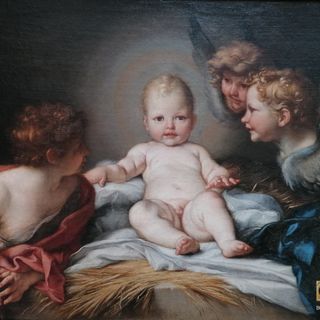 04_Carlo Maratta Gesù Bambino San Giovannino e angeli