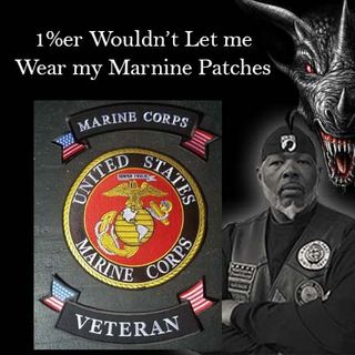 A 1%er Threatened Me Over My 3 Piece Marine Corps Patch Setup