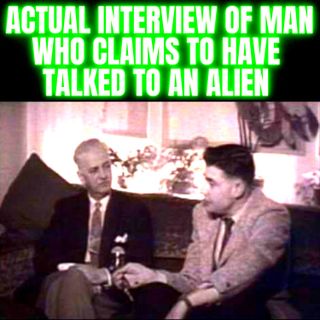 Actual Interview of Man who claims to have talked to an Alien - Indrid Cold