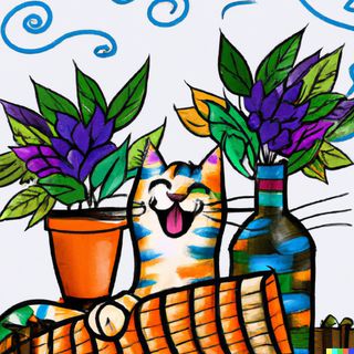 Bruno the cat and the harvest festival