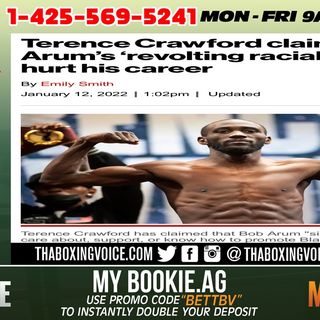 ☎️Terence Crawford 👋 SLAPS Top Rank With Lawsuit Claims Bob Arum’s ‘Revolting Racial Bias’