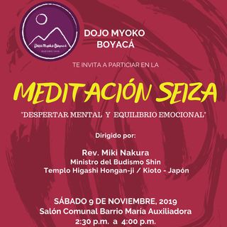Meditación Seiza en Duitama