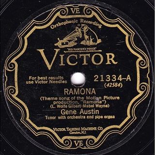 Victor Records:  Ramona