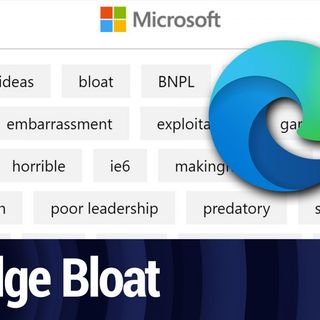 WW Clip: Microsoft's Edge Browser Continues To Bloat