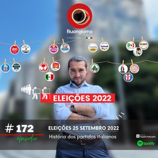 #172 História dos partidos italianos - Eleições 25 setembro 2022