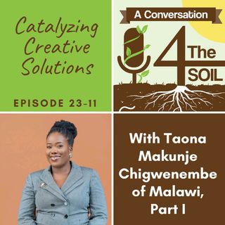 Episode 23 - 11: Catalyzing Creative Solutions with Taona Makunje Chigwenembe of Malawi Pt. I