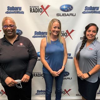 Denise Dancie of CPR Cell Phone Repair, Amber Lott of Paradigm Workhub, and Jeimy Arias of Lead with Coach Jeimy
