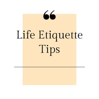 Principles of Etiquette