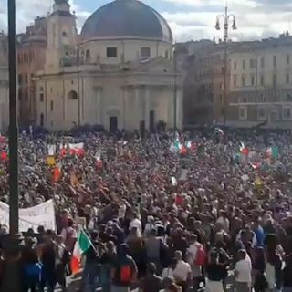 La Capitale d’Italia torna al centro della protesta contro il Green Pass.