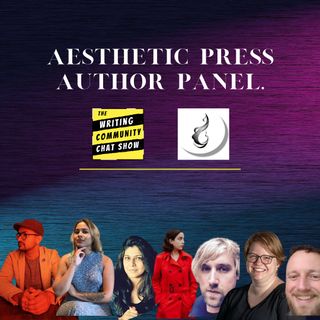 The Aesthetic Press author panel.