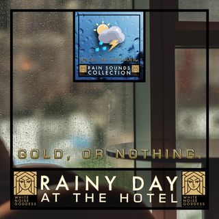 Rainy Day Hotel Room | Relaxing City Raining Ambience