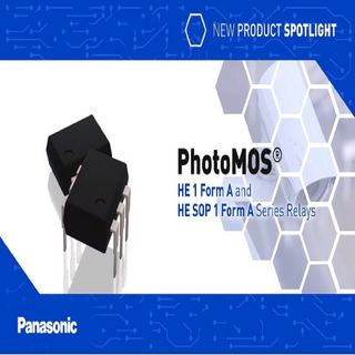 Panasonic PhotoMOS HE 1 Form A & HE SOP 1 Form A Series Relays