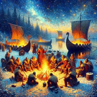 The Yule Log - Traditions and Viking origins