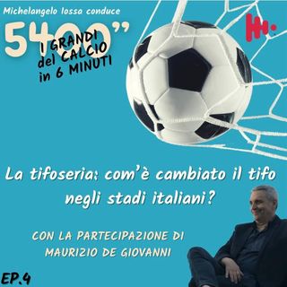 La tifoseria: com’è cambiato il tifo negli stadi italiani? con Maurizio De Giovanni