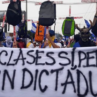 La condena a la resistencia estudiantil de Nicaragua