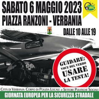In Piazza Ranzoni a Verbania inizativa per la sicurezza stradale con la Polizia Municipale: parla il comandante Andrea Cabassa