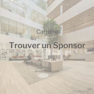 Trouver un Sponsor - PVY Carrière