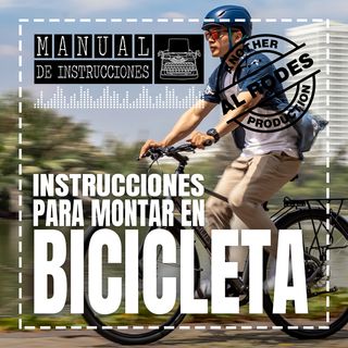 Instrucciones para montar en bicicleta