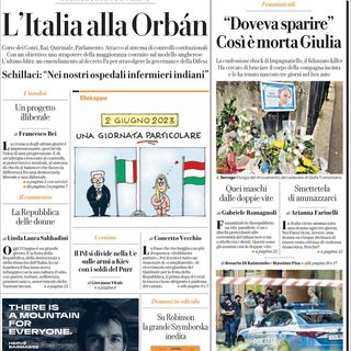 Rassegna stampa del 2 giugno 2023