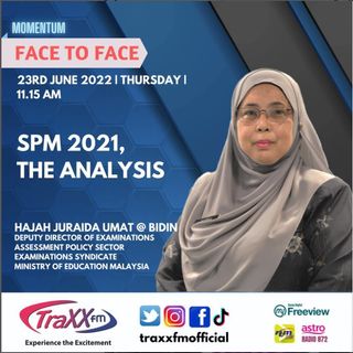 Face to Face : SPM 2021 - The Analysis | Thursday 23rd June 2022 | 11:15 am