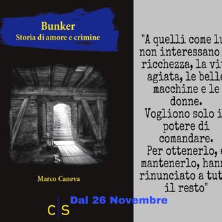 Marco Caneva presenta il suo thriller "Bunker"