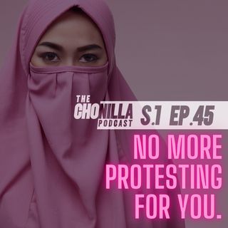 No more protesting for you.