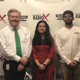 Neerja Bharti with GeniusMesh and Asif Lakhani with Atlanta Tech Park