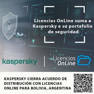 KASPERSKY CIERRA ACUERDO DE DISTRIBUCIÓN CON LICENCIAS ONLINE PARA BOLIVIA, ARGENTINA Y PERÚ