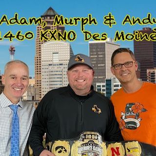Adam, Murph, and Andy on 1460 KXNO Des Moines Nov 17, 2021