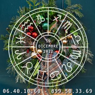 L'Oroscopo del giorno 19 dicembre  2022 a cura di Luca Oliver