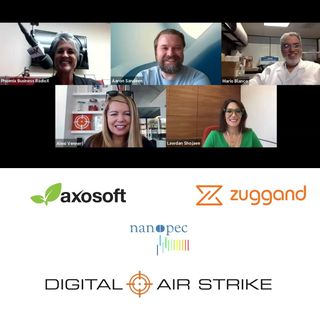 AZ TECHCAST Lawdan Shojaee with Axosoft Alexi Venneri with Digital Air Strike Aaron Sandeen with Zuggand and Mario Blanco with NANOPEC